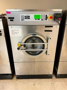 DESCRIPTION: WASCOMAT EXSM665C FRONT LOAD COMMERCIAL WASHER BRAND / MODEL: WASCOMAT EXSM665C ADDITIONAL INFORMATION 208/240 VOLT, 1 PHASE, 65 LB. CAPA