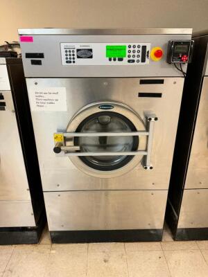 DESCRIPTION: WASCOMAT EXSM665C FRONT LOAD COMMERCIAL WASHER BRAND / MODEL: WASCOMAT EXSM665C ADDITIONAL INFORMATION 208/240 VOLT, 1 PHASE, 65 LB. CAPA