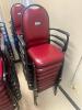 DESCRIPTION: (8) - PADDED SEAT STACKABLE ARM CHAIRS RETAIL PRICE: $80 EACH ADDITIONAL INFORMATION: GREAT CONDITION WITH MINOR COSMETIC WEAR. STOCK PHO - 2