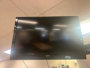 DESCRIPTION: 42" LCD FLAT SCREEN TV WITH CEILING MOUNT BRAND / MODEL: INSIGNIA ADDITIONAL INFORMATION: SOLD AS SET. SIZE: SEE PHOTOS LOCATION: CLINIC