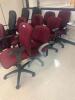DESCRIPTION: (4) - ROLLING OFFICE CHAIRS ADDITIONAL INFORMATION: DAMAGED LOCATION: CLINIC 5 THIS LOT IS: SOLD BY THE PIECE QTY: 4 - 2