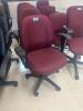 DESCRIPTION: (4) - ROLLING OFFICE CHAIRS ADDITIONAL INFORMATION: DAMAGED LOCATION: CLINIC 5 THIS LOT IS: SOLD BY THE PIECE QTY: 4 - 2