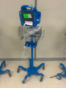 DESCRIPTION: PROCARE AUSCULTATORY 400 PATIENT MONITOR WITH V1000 ROLLING STAND - RETIRED BRAND / MODEL: GE RETAIL PRICE: $1,300.00 ADDITIONAL INFORMAT