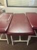 DESCRIPTION: 72" METAL FRAME VINYL FLAT TOP STRAIGHT LINE TREATMENT TABLE RETAIL PRICE: $500.00 ADDITIONAL INFORMATION: EXCELLENT CONDITION. STOCK PHO - 2