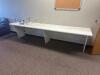 DESCRIPTION: 120" WALL MOUNTED MEDIA TABLE ADDITIONAL INFORMATION: TABLE ONLY. SIZE: SEE PHOTOS LOCATION: CLINIC 6 THIS LOT IS: ONE MONEY QTY: 1