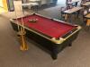 DESCRIPTION: DYNAMO POOL TABLE WITH ACCESSORIES ADDITIONAL INFORMATION: GOOD CONDITION. SEE PHOTOS FOR LOT ACCESSORIES. SOLD AS SET. LOCATION: CLINIC - 2