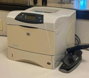 DESCRIPTION: HP LASERJET 4240N OFFICE PRINTER LOCATION: CLINIC 8 MEDICAL LAB THIS LOT IS: ONE MONEY QTY: 1