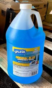 (6) JUGS OF SPLASH ORIGINAL BLUE WINDSHIELD WASH