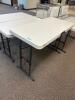 DESCRIPTION: 4 FT. FOLDING TABLE BRAND / MODEL: LIFETIME ADDITIONAL INFORMATION: CONTENTS NOT INCLUDED. TABLE ONLY. LOCATION: CLINIC 10 OPEN AREA THIS - 2