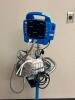 DESCRIPTION: PROCARE AUSCULTATORY 400 PATIENT MONITOR WITH V1000 ROLLING STAND BRAND / MODEL: GE RETAIL PRICE: $1,300.00 ADDITIONAL INFORMATION: DEVIC - 2