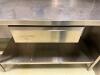 150" TWO WELL ALL STAINLESS PREP SINK W/ SALVAJOR 200 DISPOSAL - 9