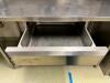 150" TWO WELL ALL STAINLESS PREP SINK W/ SALVAJOR 200 DISPOSAL - 10