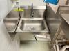 ADVANCE TABCO 7-PS-51 WALL MOUNTED STAINLESS HAND SINK