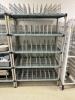 48" X 24" FIVE TIER METRO ANTIBACTERIAL PLASTIC SHELF