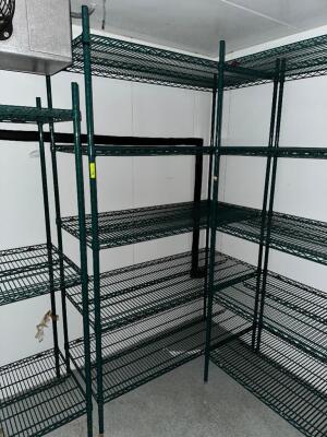 48" X 24" FIVE TIER COATED WIRE SHELF