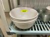 (4) 9" PLASTIC SALAD BOWLS - 2