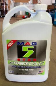 (6) JUGS OF MAG 5 STAR ANTIFREEZE/COOLANT