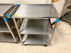 LAKESIDE THREE TIER STAINLESS UTILITY CART