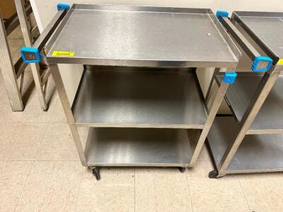 LAKESIDE THREE TIER STAINLESS UTILITY CART