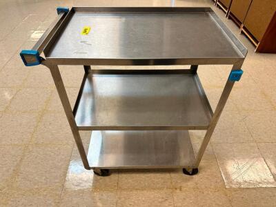 LAKESIDE THREE TIER STAINLESS UTILITY CART