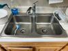 20' KITCHEN COUNTER AND CABINET SET W/ SINK - 6