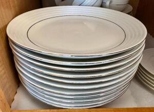 (12) 11" CHINA PLATES