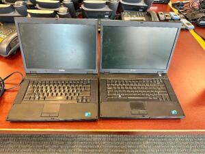 (2) DELL LATITUDE E5500 LAPTOPS. NO POWER CORDS