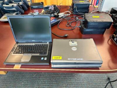 (2) DELL LATITUDE D8300 LAPTOPS. NO POWER CORDS