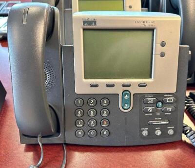 CISCO SYSTEM CATALYST 4500 OFFICE PHONE SYSTEM W/ APPROX 45 CISCO 7900 SERIES PHONES.