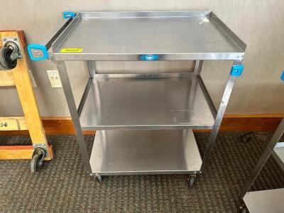 LAKESIDE THREE TIER STAINLESS UTILITY CART