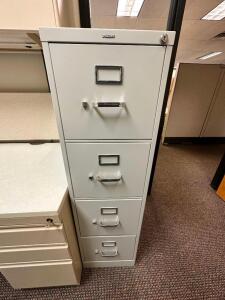 FOUR DRAWER METAL FILE CABINET