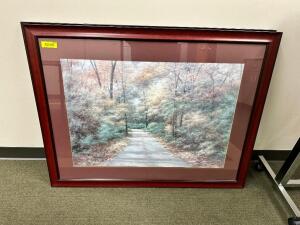 (2) 44" X 36" FRAMED PRINTS