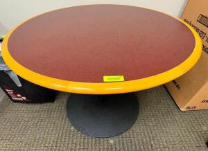 42" ROUND COMPOSITE TABLE W/ HEAVY DUTY BASE