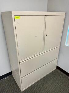 42" X 18" LATERAL CABINET / STORAGE CABINET COMBO.