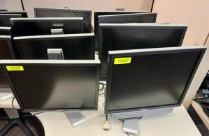 (8) 15" LCD COMPUTER SCREENS