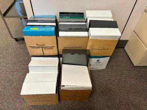 (1) LOT OF OFFICE BINDERS