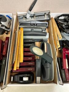 (1) LOT OF ASSORTED OFFICE SUPPLIES