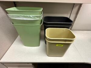 (7) ASSORTED OFFICE WASTE CANS