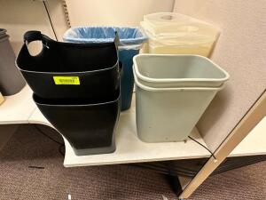 (7) ASSORTED OFFICE WASTE CANS