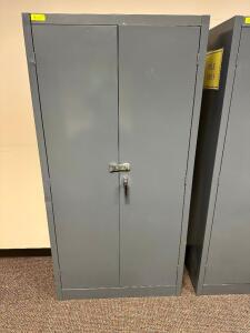 36" TWO DOOR METAL STORAGE CABINET