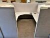 50' X 17' 12 PERSON CUBICAL W/ PARTITIONS AND DESKS - 6