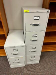 (2) ASSORTED FILE CABINETS.