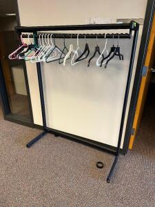 COAT RACK W/ HANGERS