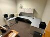 72" X 48" U SHAPED COMPOSITE DESK W/ HUTCH - 2