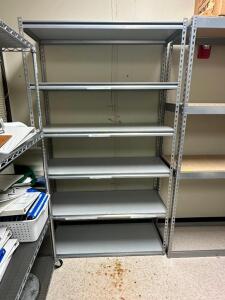 48" X 12" SIX TIER METAL SHELF