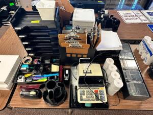 (1) LOT OF ASSORTED OFFICE SUPPLIES