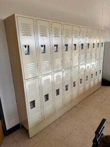 20 GROUP REPUBLIC STORAGE SYSTEMS METAL LOCKERS