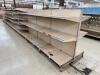 DESCRIPTION: 48' OF METAL GONDOLA SHELVING SIZE 48' LOCATION: FLOOR QTY: 1