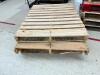 DESCRIPTION: (10) WOODEN 48" X 52" PALLETS LOCATION: FRONT THIS LOT IS: SOLD BY THE PIECE QTY: 10 - 2