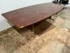 DESCRIPTION: 8' LAMINATE CHERRY CONFERENCE TABLE LOCATION: BACK WAREHOUSE THIS LOT IS: 8' QTY: 1